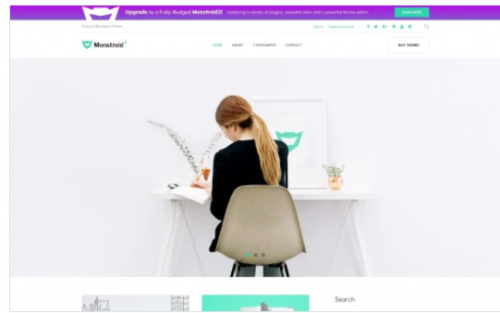 Monstroid 2 Lite free WordPress Theme