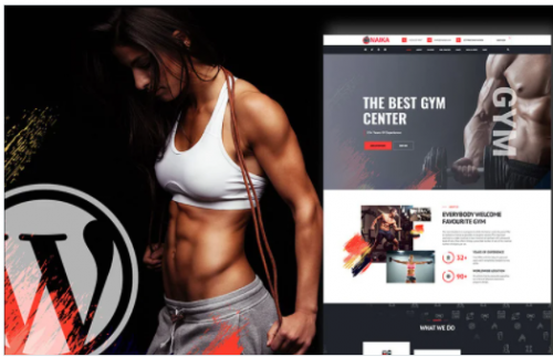 Naika Fitness Gym Shop WordPress Theme