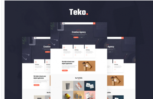 Teko Creative Agency Template Kit