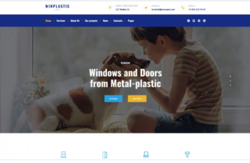 Winplastic Plastic Windows Installation Replacement WordPress Theme