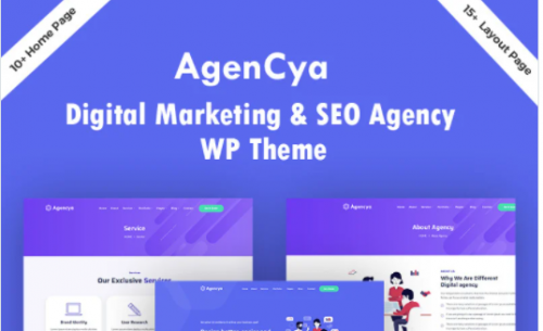 Agencya Digital Marketing SEO Agency WordPress Theme