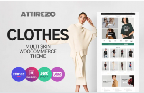 Attirezo Clothes ECommerce Classic Elementor WooCommerce Theme