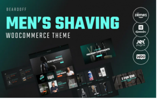 Beardoff Mens Shaving Products Responsive WooCommerce Theme