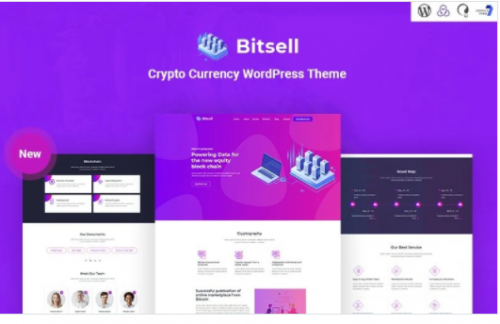 Bitsell Crypto Currency Responsive WordPress Theme