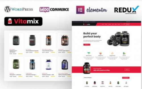 Dawa Sports Fitness Nutrition and Supplements Store WooCommerce Theme