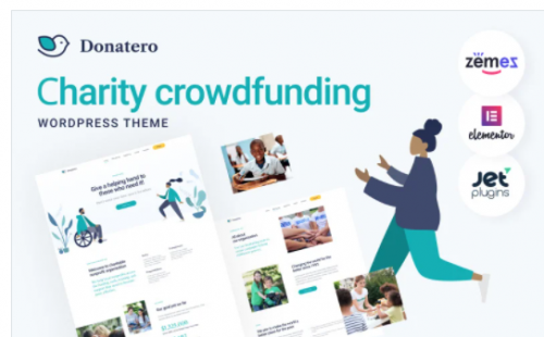 Donatero Charity Crowdfunding WordPress Theme