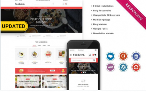 Foodvera The Fast Food Restaurant Store WooCommerce Theme