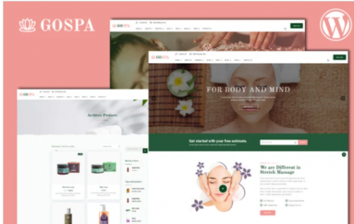 Go Spa Beauty Salon and Spa Services WordPress Theme