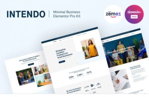 Intendo Minimal Clean Business Elementor Kit