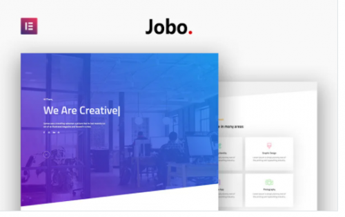 Jobo Creative Portfolio Modern WordPress Elementor Theme