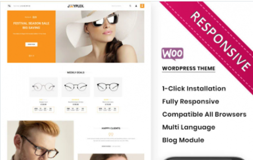 Joyplex The Eye Glasses Store WooCommerce Theme