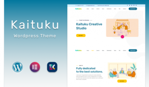 Kaituku Fast Startup Studio Landing page WordPress Theme