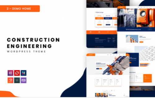 Konstruksy Construction Engineering WordPress Theme