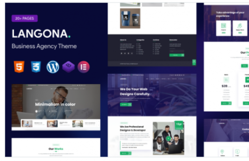Langona – Business Agency WordPress Theme