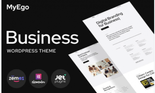 MyEgo Business Website WordPress Theme