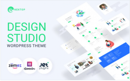 Nektop Design Studio Multipurpose Creative WordPress Elementor Theme