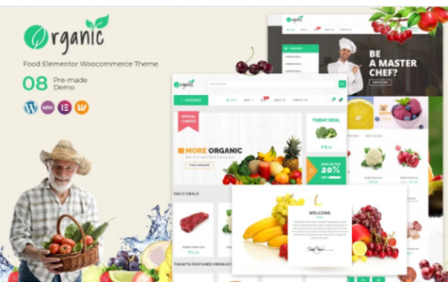 Organic Food Elementor WooCommerce Theme