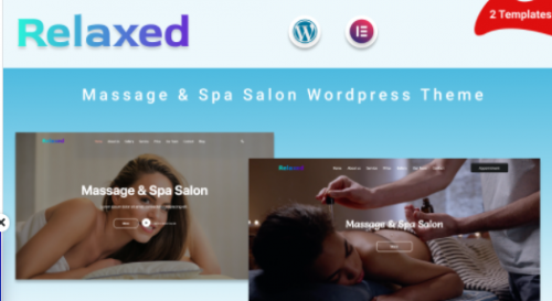 Relaxed Massage Spa Salon WordPress Theme