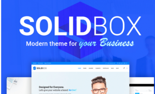 SolidBox Modern Business WordPress Theme