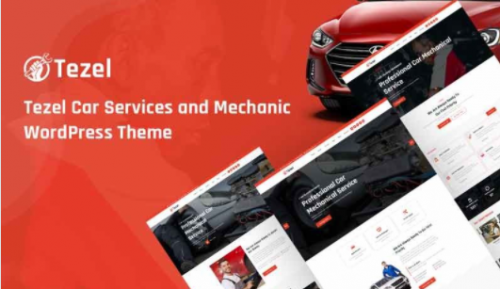 Tezel Car Services and Mechanic WordPress Theme