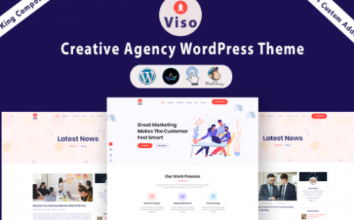 VISO Creative Agency WordPress Theme 1