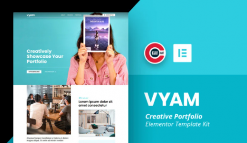 Vyam Creative Portfolio Template Elementor Kit