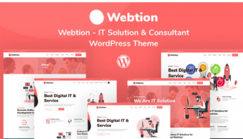 Webtion – IT Solution Consultant Responsive WordPress Theme 1