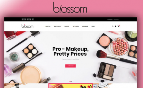 Blossom Beauty Store OpenCart Template