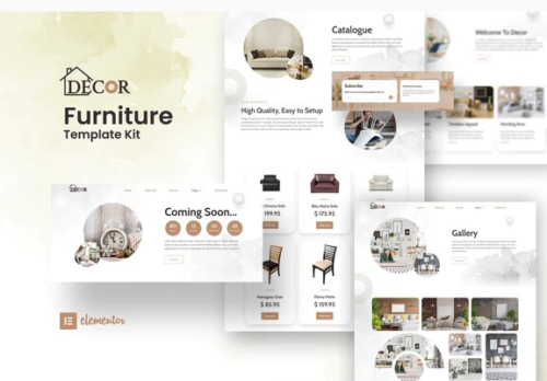 Decor - Furniture & Interior Design Elementor Template Kit