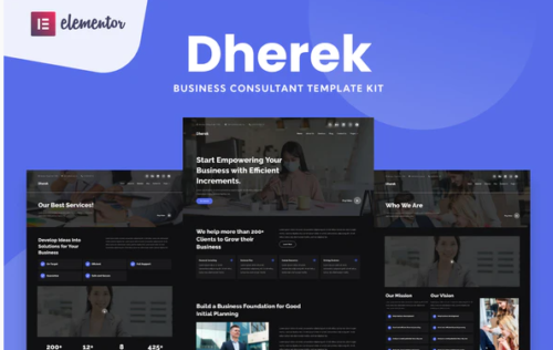 Dherek - Business Consultant Website Template