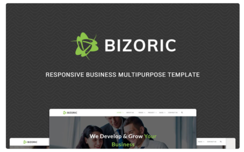 Bizoric - Responsive Multipurpose HTML Website Template