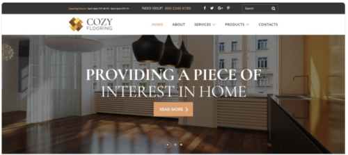 COZY - Flooring Materials Responsive Modern HTML Website Template
