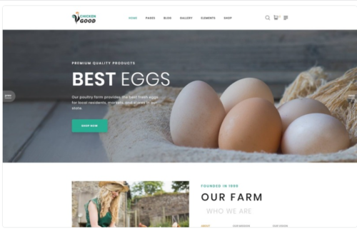 Chicken Good - Poultry Farm Multipage HTML Website Template