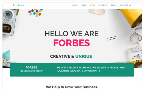Forbes - Multipurpose HTML5 Website Template