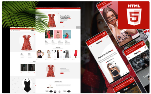 Huma - Bootstrap 4 ecommerce HTML5 Website Template