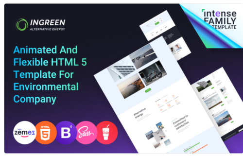 InGreen - Green Energy Website Template