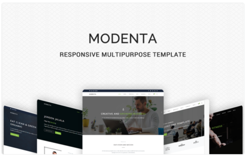 Modenta - A Responsive Multipurpose Website Template