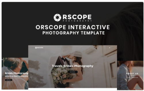 Orscope - Interactive Photography Website Template