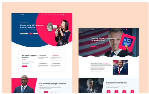 Policy -Political HTML Website Template