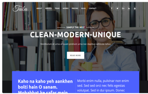Taiba - Corporate & Business Responsive Website Template