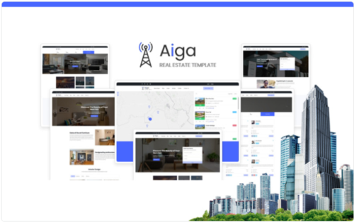 Aiga - Real Estate HTML5 Website Template