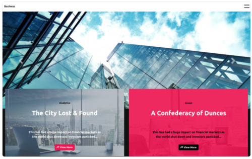 Business Template - Bootstrap | Laravel Framework Website Template