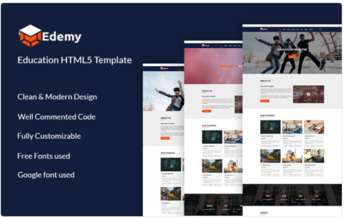 Edemy - Education HTML5 Website Template