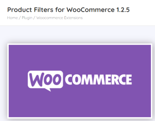 Product Filters for WooCommerce 1.2.5