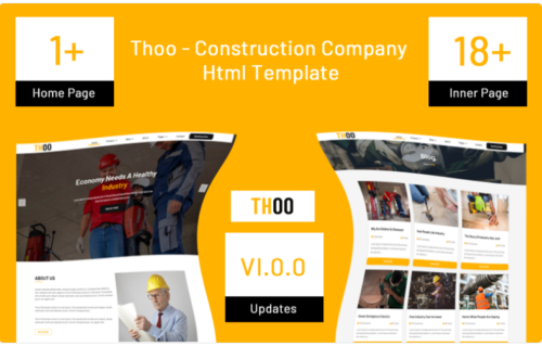 Thoo - Construction Company Website Template