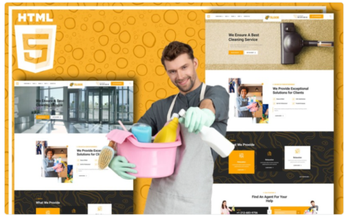 Tiloor - Cleaning Service Website Template