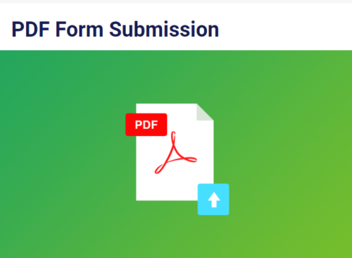 User Registration PDF Form Submission