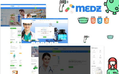 Medz - Medical Equipment & Accesories HTML Website
