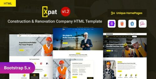 Xpat - Construction & Renovation HTML Template