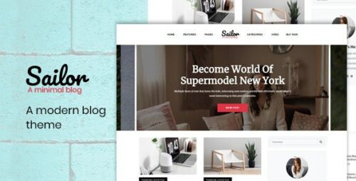 Sailor - A Modern HTML Blog Theme